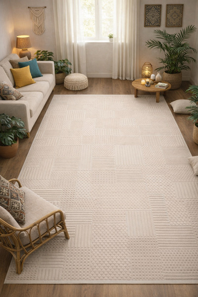 ÇERKEZ HALI Ciao Collection Modern Çizgili Kolay Temizlenebilir Minimal Salon...
