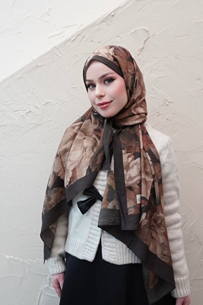 efdal şal eşarp Aura Pattern Premium Tensel Shawl