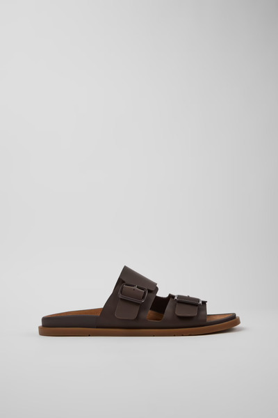 CAMPER Lluc Sandal Men's Brown Leather Sandals