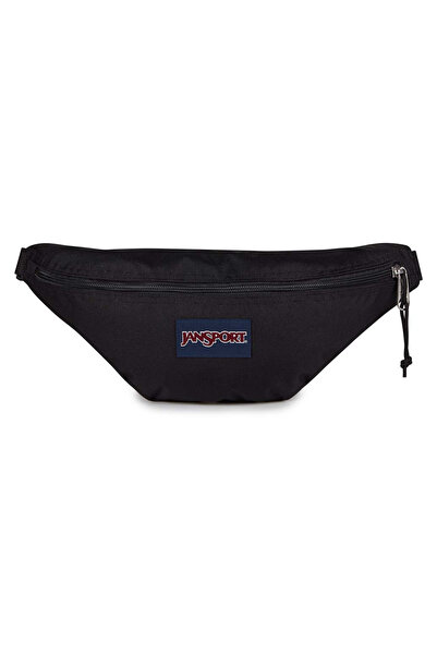 Jansport حقيبة خصر سوداء متأرجحة