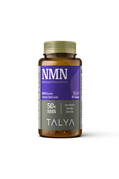 Talya NMN | Nikotinamid Mononükleotid İçeren Takviye Edici Gıda - 60 Kapsül