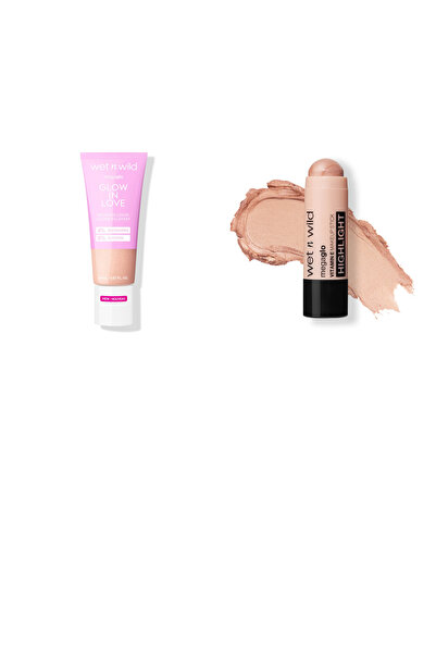 WET N WİLD MegaGlo Glow in Love Radiance Likit Aydınlatıcı... +1 Parça Makyaj...