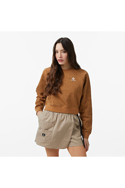 Converse Kadın Kahverengi Sweatshirt