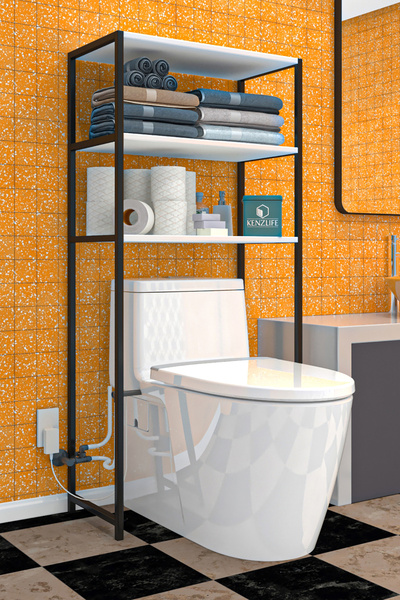 Kenzlife Bakbudaiyi banyo klozet dolabı hüveylid byzsyh 135*050*20 mat suntal...