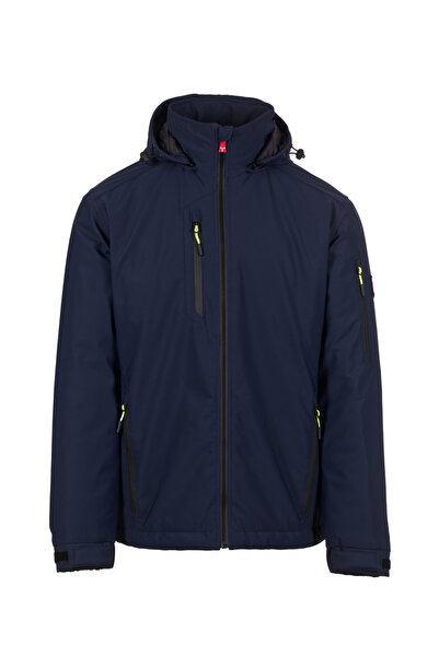 PAYPER Jacheta softshell de iarna Creek Ultralite Pad pentru AI2, Navy Blue/B...