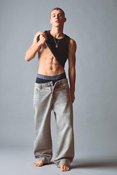 Bershka 3’lü geniş belli boxer paketi