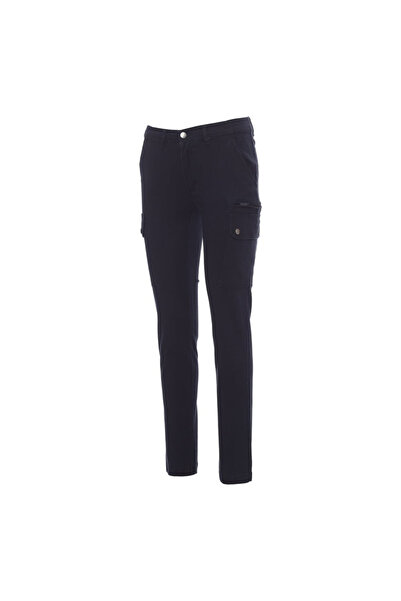 PAYPER Pantaloni talie Forest Stretch Summer Lady, Sezon Vara, Navy Blue, Mar...