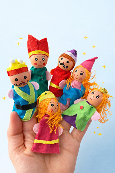 JB DİĞER 6-Piece Finger Puppet Set