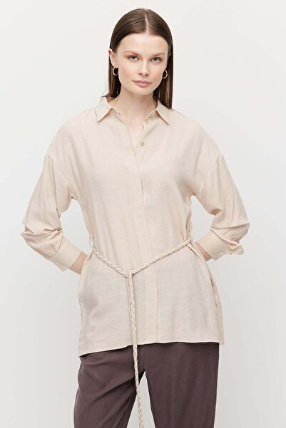 PAULMARK Women's Belted Shirt Tunic