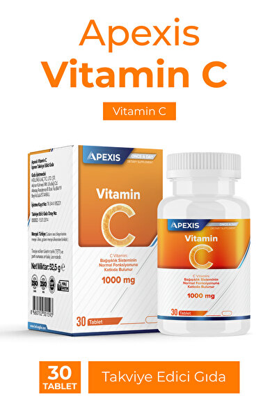 Apexis C Vitamini 1000 mg Tablet 30 Tablet