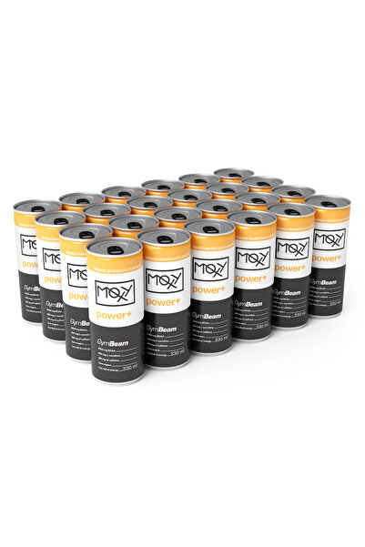 GymBeam Băutură energizantă MOXY Power+ 330 ml, 24 x 330 ml, mango maracuja