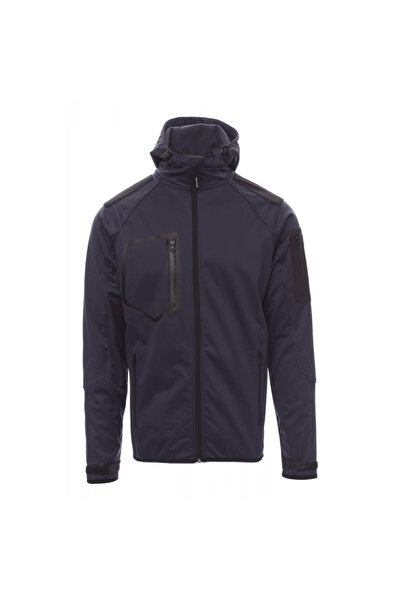 PAYPER Jachetă softshell Extreme, 100% poliester Softshell, Bleumarin/Negru, ...