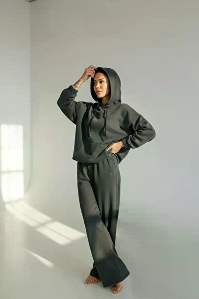 Kapüşonlu Kanguru Cep Sweatshirt