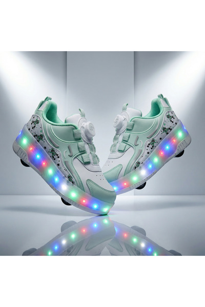 Empressco Işıklı Paten Ayakkabı - Ortopedik Taban Çocuk Tekerlekli Ayakkabı -...