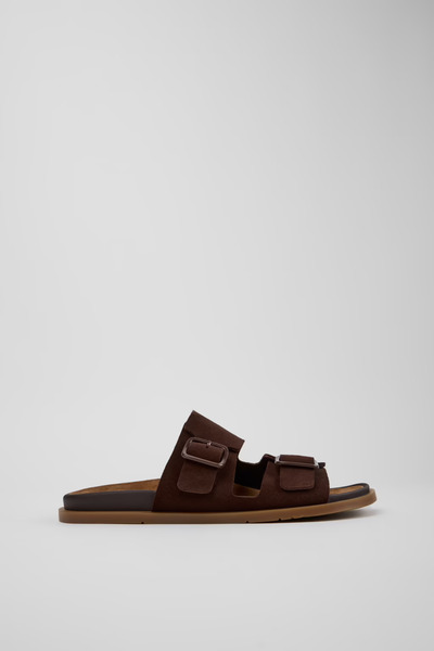 CAMPER Lluc Sandal Men's Brown Leather Sandals