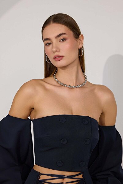 NOK İSTANBUL The Icon Blouse Dark Blue