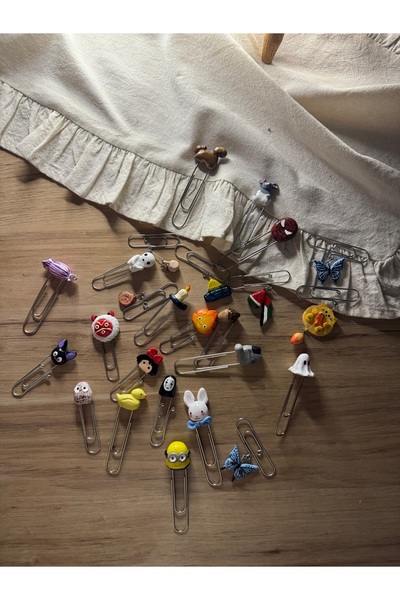 ESMOSELLA El Yapımı Senin İstediğin Karakteri Sana Özel Tasarım Kitap Ayracı ...