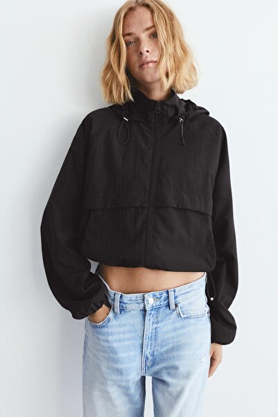 Pull & Bear Kapüşonlu hafif ceket