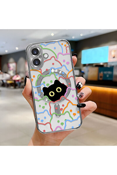 Hontinga iPhone 16 Compatible Transparent Soft Silicone Magsafe Wireless Phon...