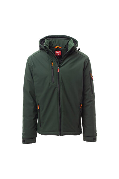 PAYPER Creek Pad Winter Softshell Jacket, 70% Cotton + 30% Polyester, Forest ...