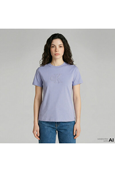 Calvin Klein Women's Gray T-Shirt