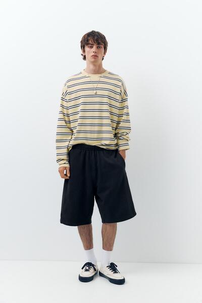 Pull & Bear Wide leg jogger bermuda