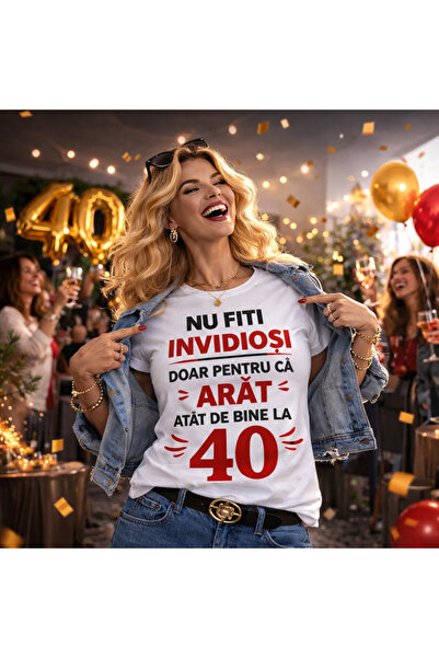 OEM Personalized 40th Birthday T-Shirt – Don't be jealous just because I look...