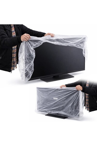 WEKO WK-23094 43 Inç TV Monitör Toz Nem Önleyici Şeffaf Ekran Koruma Poşeti