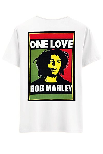 Rabona Fashion Μπλουζάκι/Φανελάκι με στάμπα One Love Reggae Rasta (Προαιρετικό)