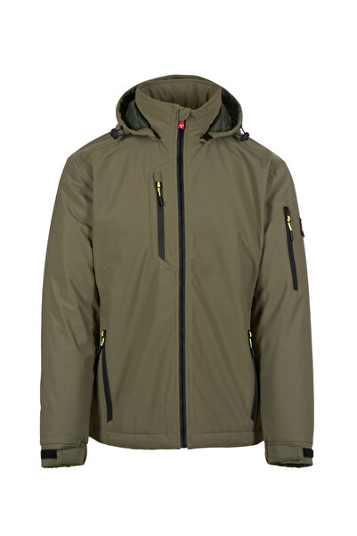 PAYPER Creek Ultralite Pad Winter Softshell Jacket for AI2, Military Green/Gr...