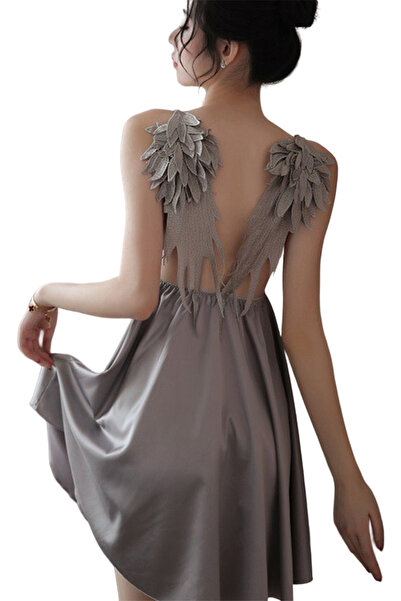 EFAYN.RO Women's sexy lingerie, short dress, angel wings pattern, universal s...