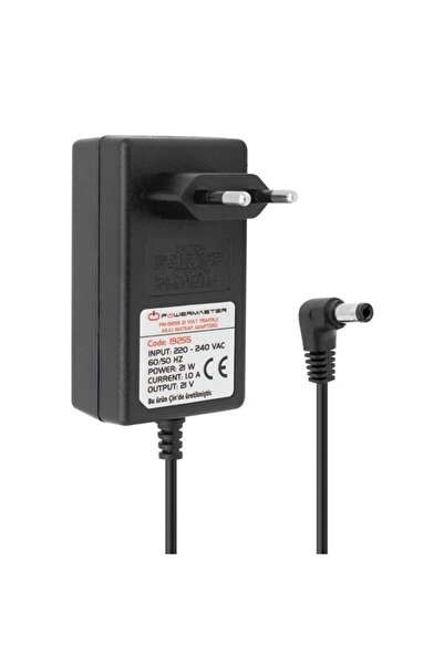Powermaster PM-19255 21 Volt - 1 Amper - 21 Watt 5.5*2.5 Mm L Uçlu Şarjlı Mat...