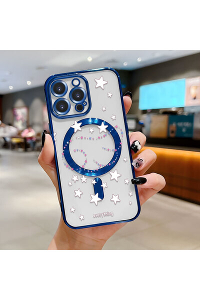 Hontinga iPhone 14 Pro Compatible Transparent Soft Silicone Magsafe Wireless ...