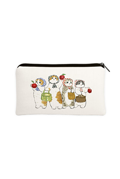 Hayali Şeyler Cats with Apple Hats Pen Holder Multi-Purpose Organizer