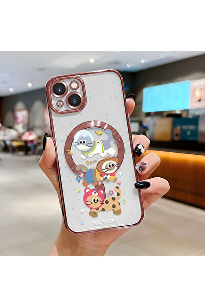 Hontinga iPhone 13 Compatible Transparent Soft Silicone Magsafe Wireless Phon...