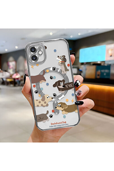 Hontinga حافظة هاتف لاسلكية من السيليكون الناعم الشفاف متوافقة مع هاتف iPhone...