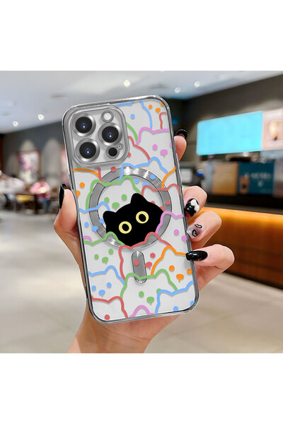 Hontinga iPhone 14 Pro Max Compatible Transparent Soft Silicone Magsafe Wirel...