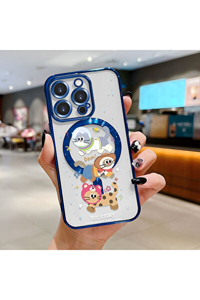 Hontinga iPhone 16 Pro Compatible Transparent Soft Silicone Magsafe Wireless ...