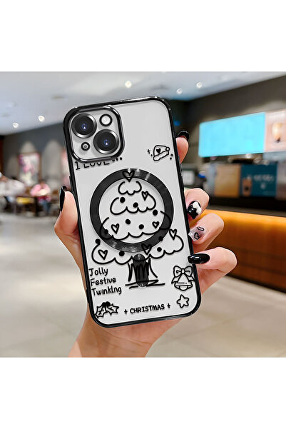 Hontinga حافظة هاتف لاسلكية من السيليكون الناعم الشفاف متوافقة مع هاتف iPhone...