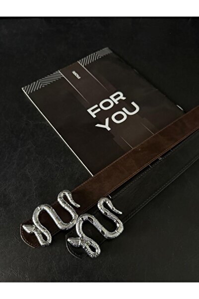 Fiori Women's Trouser Belt, Jacket Belt, Dress Belt, Shirt Belt with Snake Bu...