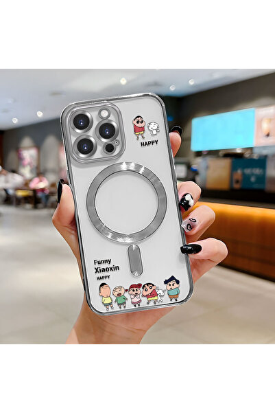 Hontinga iPhone 14 Pro Compatible Transparent Soft Silicone Magsafe Wireless ...