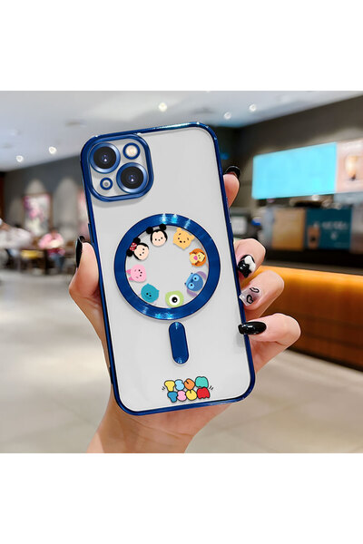 Hontinga حافظة هاتف لاسلكية من السيليكون الناعم الشفاف المتوافق مع iPhone 13 ...