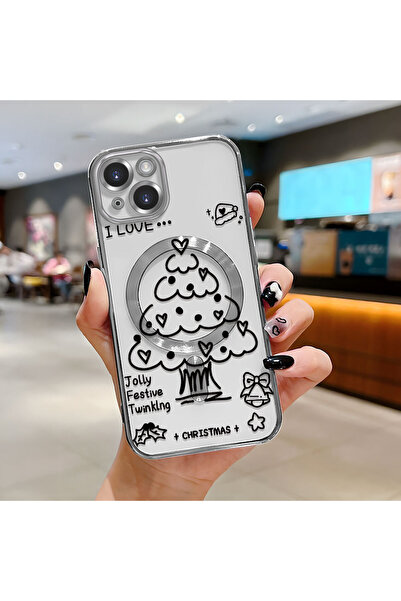 Hontinga حافظة هاتف لاسلكية من السيليكون الناعم الشفاف متوافقة مع هاتف iPhone...