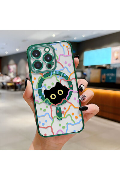 Hontinga حافظة هاتف لاسلكية من السيليكون الناعم الشفاف متوافقة مع هاتف iPhone...