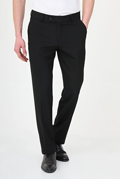 Mcr cu model slim fit Pantaloni clasici pentru bărbați, negri - 38347.26Y