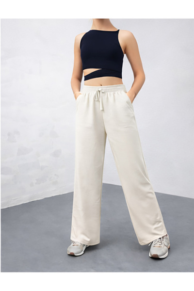 vikitekno Pantaloni de damă cu șireturi, calitate premium, model in