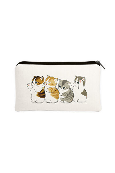 Hayali Şeyler Four Cats in a Row Pen Holder Multi-Purpose Organizer