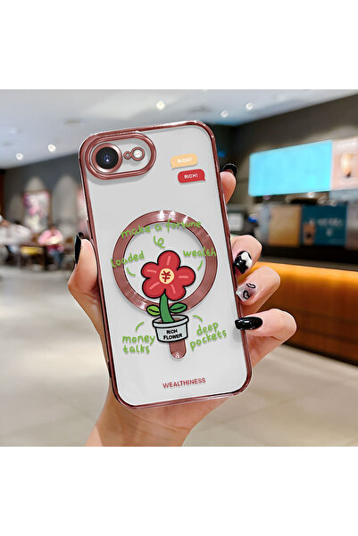 Hontinga حافظة هاتف لاسلكية من السيليكون الناعم الشفاف متوافقة مع iPhone 16e ...