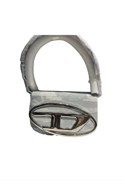 Elancee D logo shoulder bag with stainless steel accents