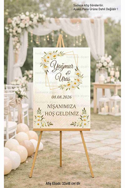 fırsatlar diyarı Kişiye Özel Kına Nişan Söz Nikah Düğün Hoşgeldiniz Karşılama...